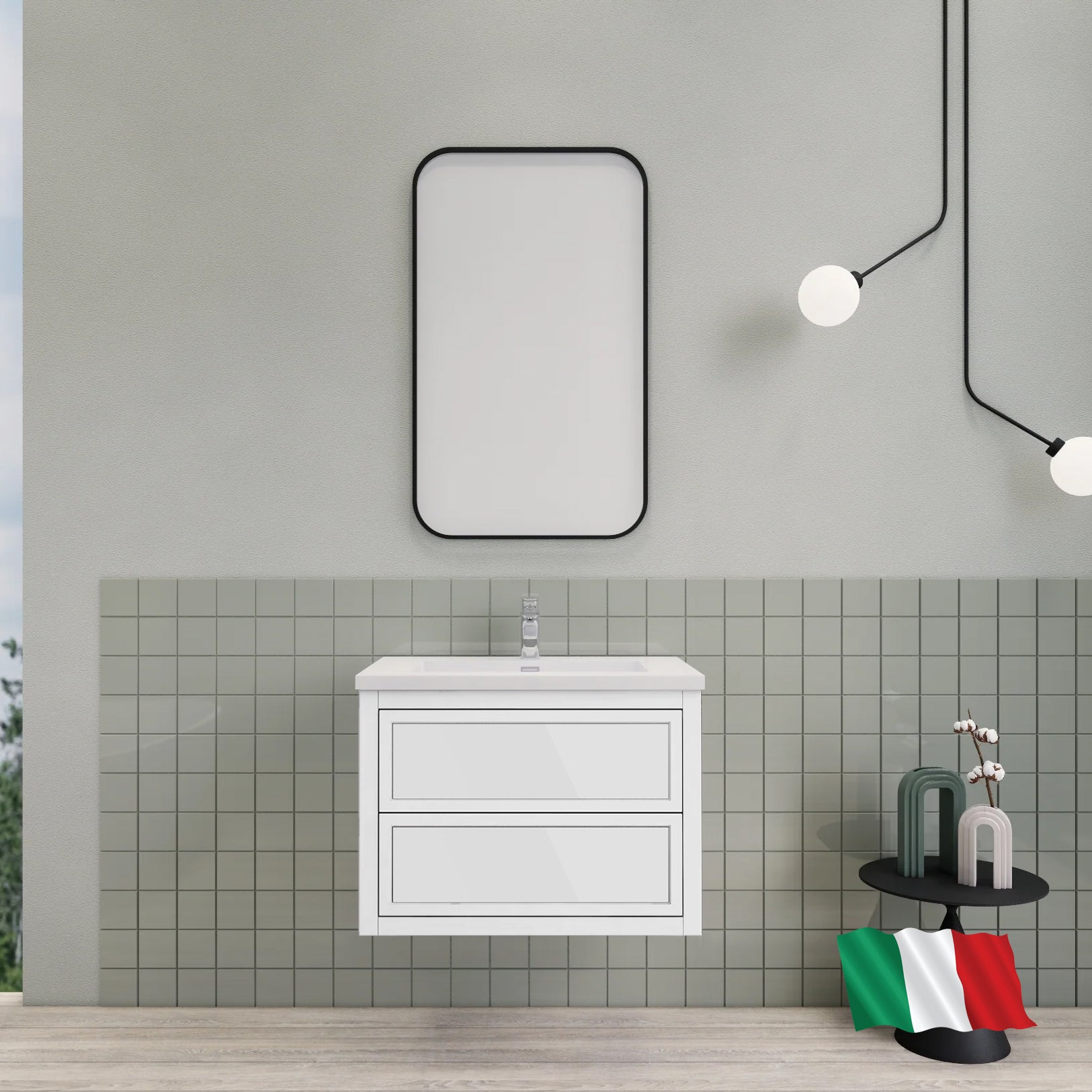 Royo vida Gloss White Bathroom Furniture Range