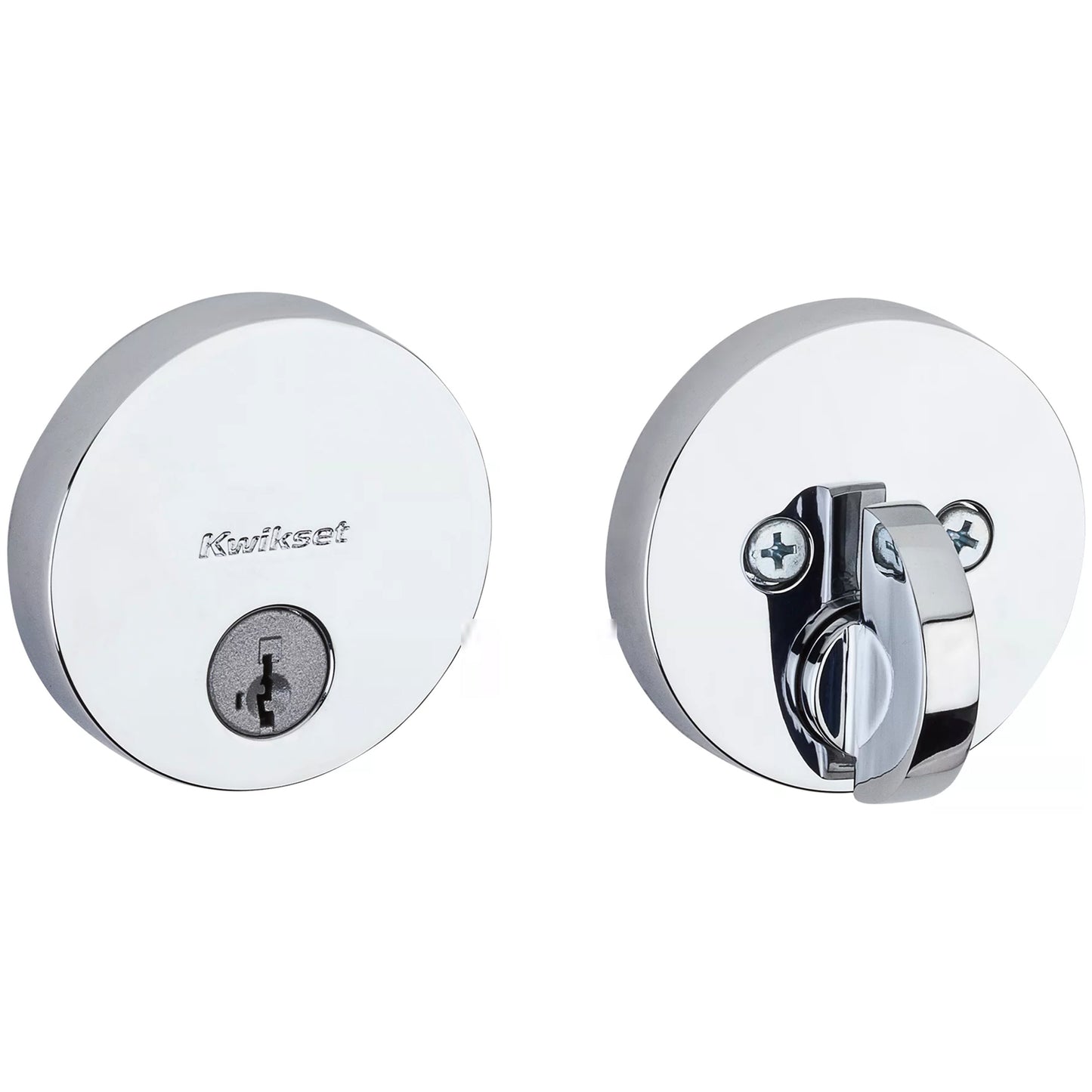 Kwikset Uptown Deadbolt - Keyed One Side with SmartKey Technology in Chrome