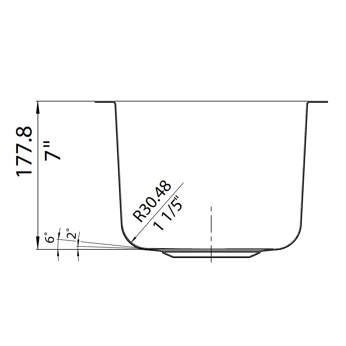 Blanco Performa 11" Undermount Single Bowl Stainless Steel Bar Sink in Polished Satin Finish