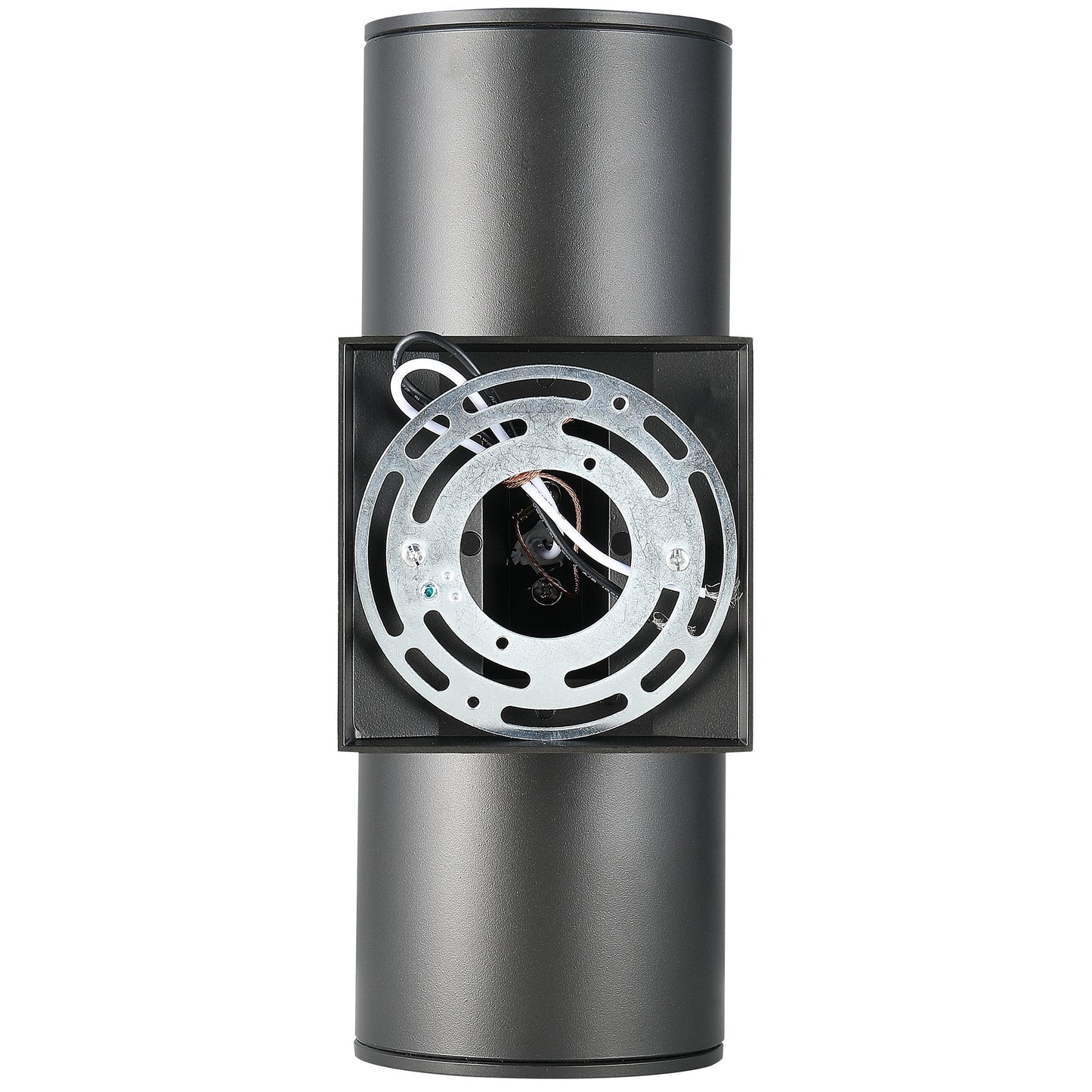 ASD Lighting Round Cylinder Outdoor Wall Up/Down LED Light in Matte Black