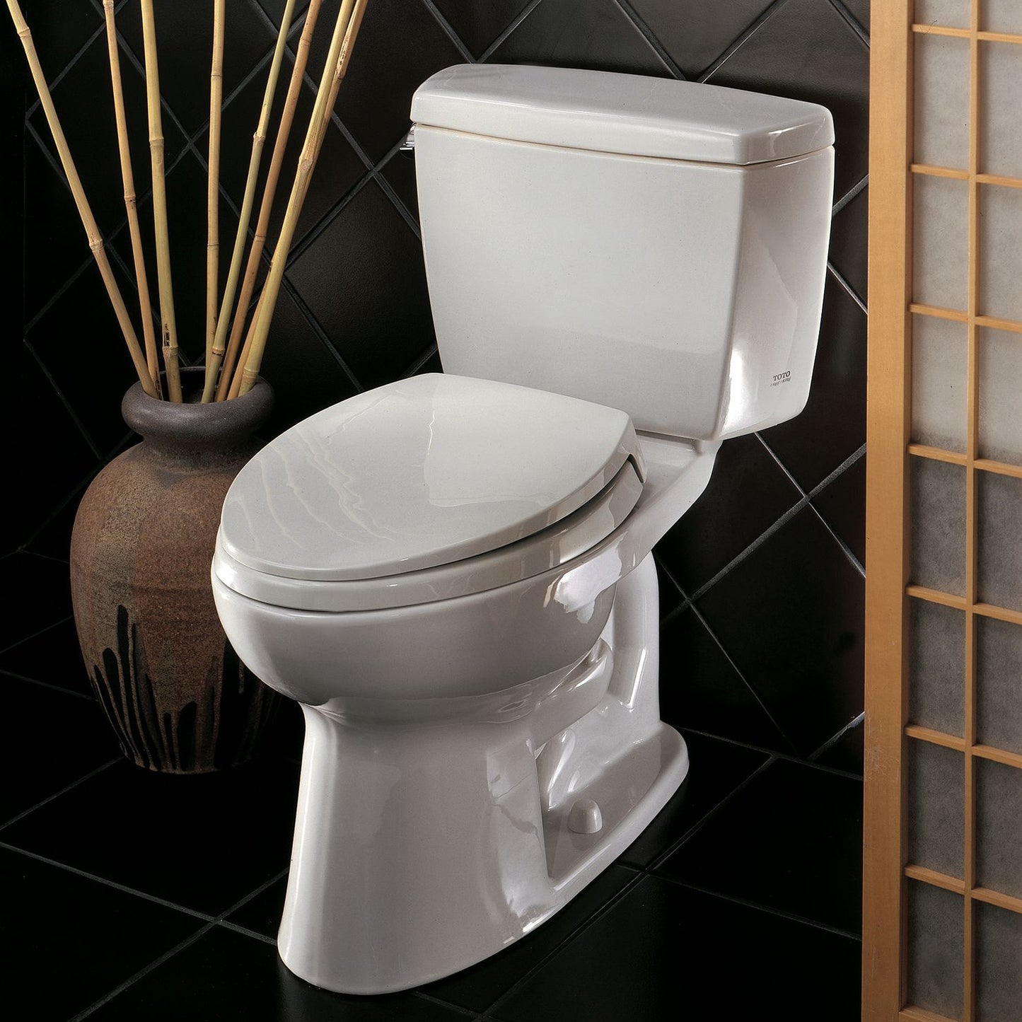 TOTO CST744EF.10#01 Eco Drake Close Coupled Two Piece Toilet with Commercial Seat