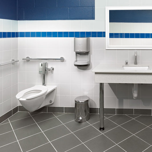 TOTO High Efficiency Wall Mount Commercial Flushometer Toilet with CEFIONTECT Ceramic Glaze