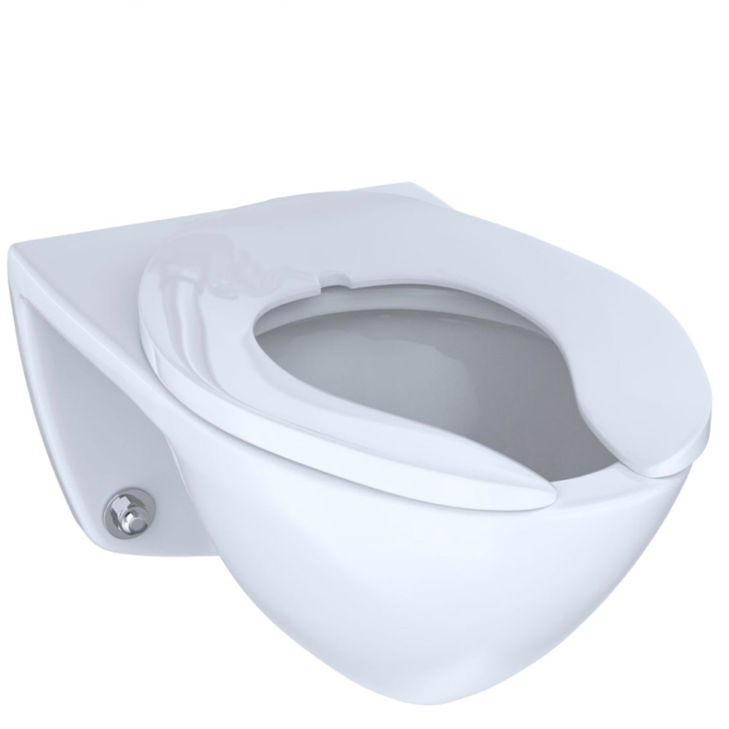 TOTO High Efficiency Wall Mount Commercial Flushometer Toilet with CEFIONTECT Ceramic Glaze