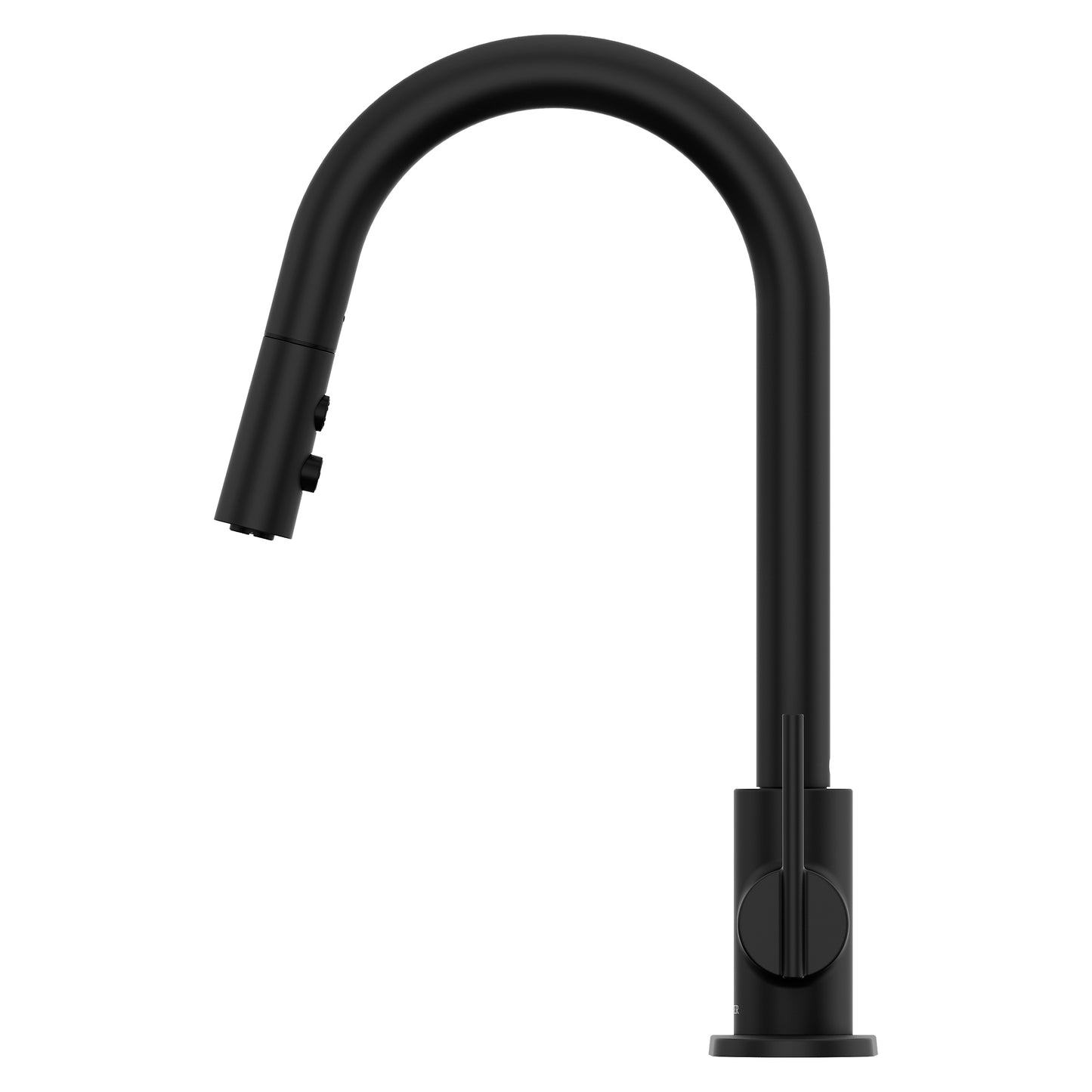 Pfister Brislin 1-Handle Pull-Down Kitchen Faucet in Matte Black Finish