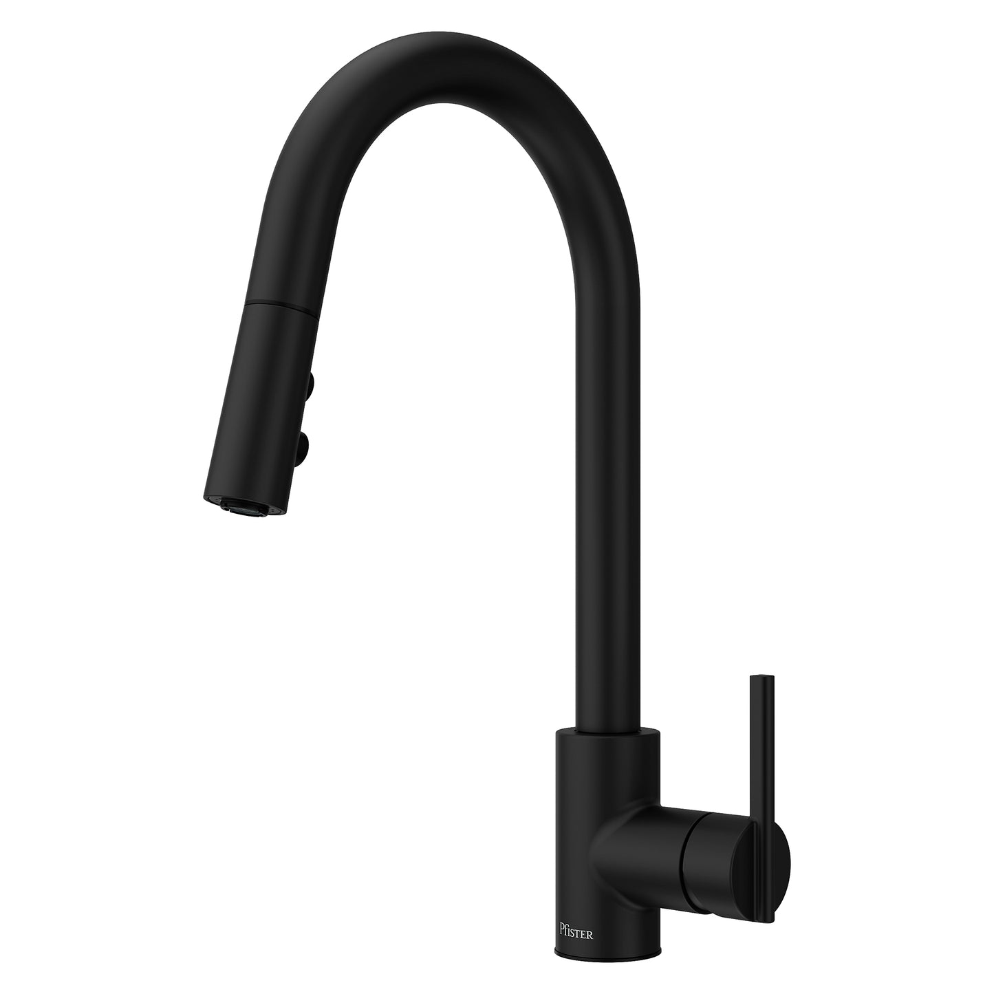 Pfister Brislin 1-Handle Pull-Down Kitchen Faucet in Matte Black Finish