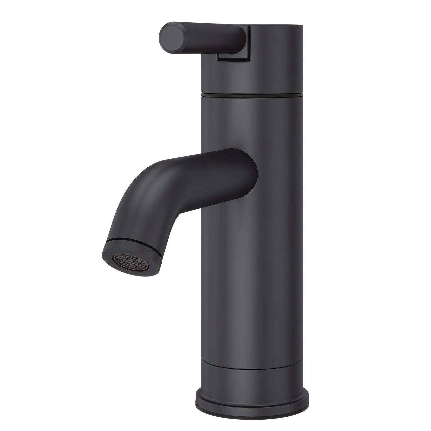 Pfister Brislin Single Lever Single Hole Bathroom Faucet in Matte Black Finish