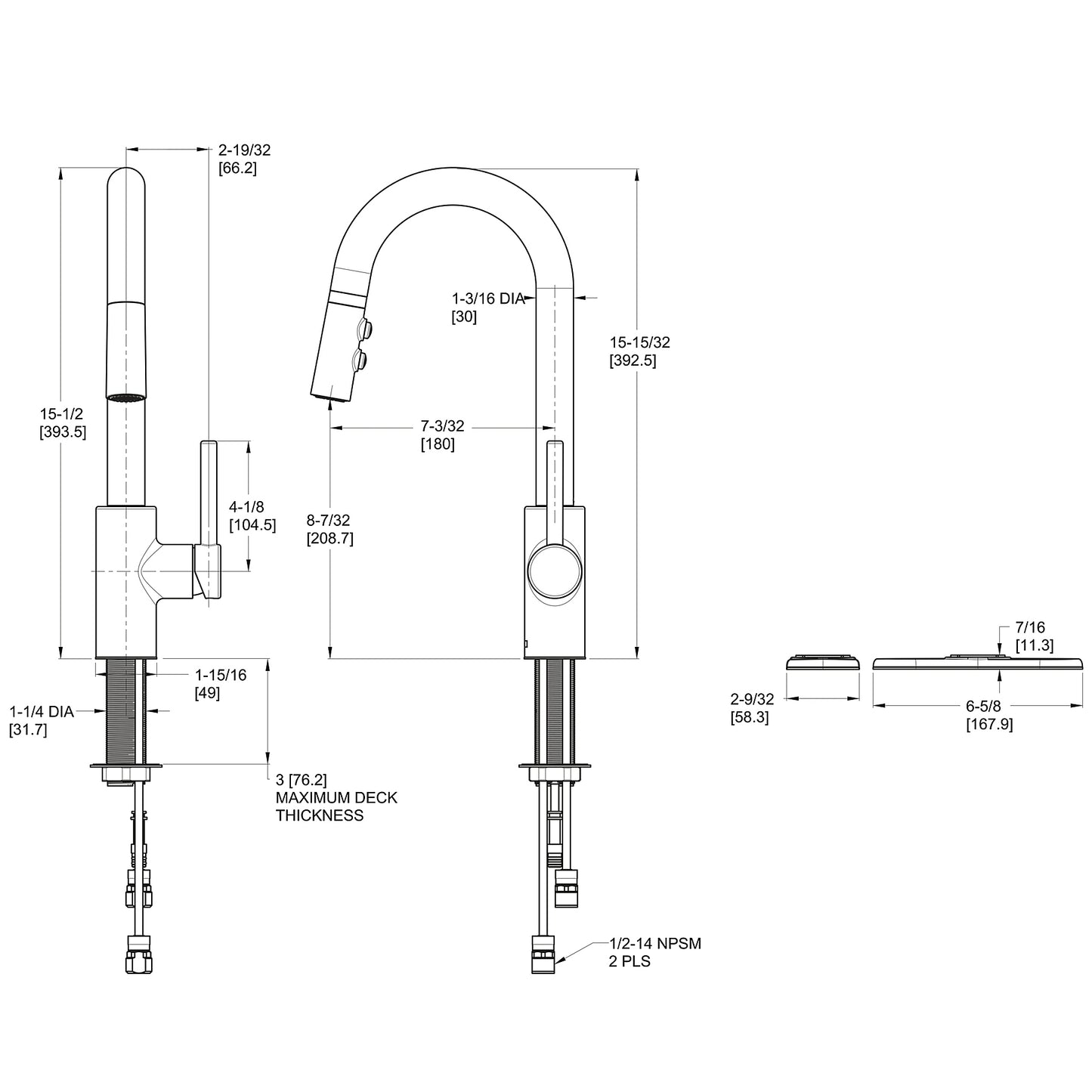 Pfister Stellen Single Handle Single Hole Kitchen/Bar/Prep Faucet in Polished Chrome