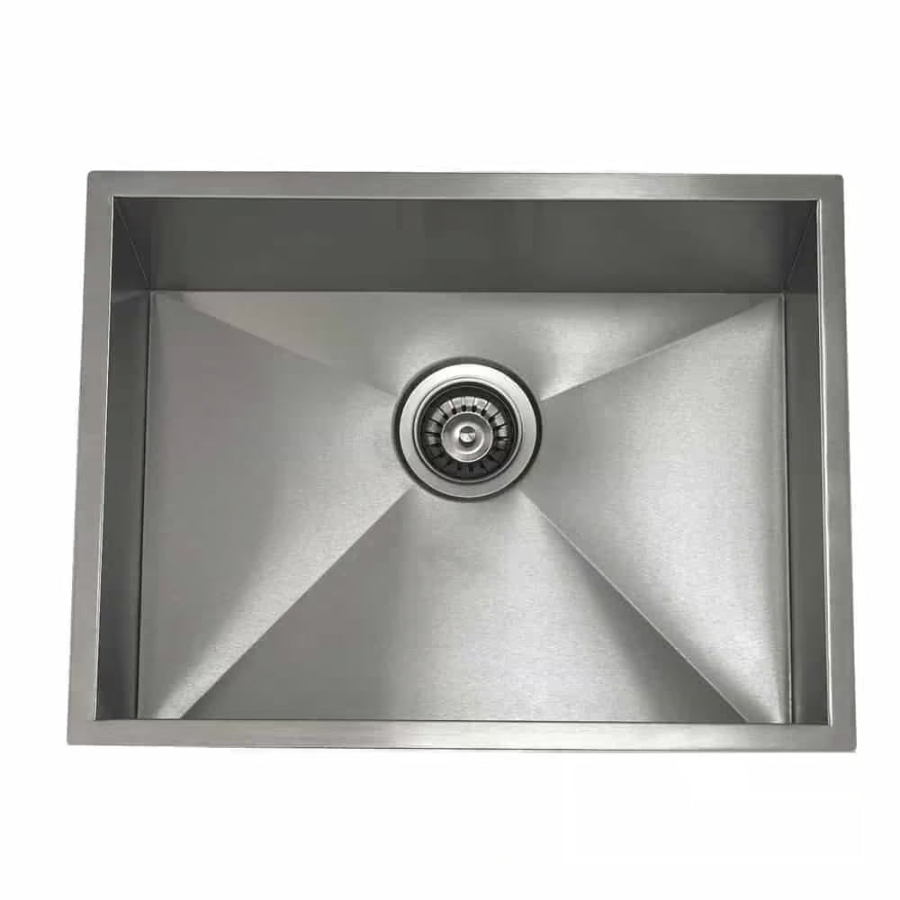 Lenova 23-inch Undermount Single Bowl 16 Gauge Stainless Steel Kitchen Sink