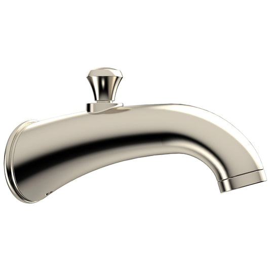 TOTO Silas Diverter Tub Spout with Laminar Flow in Brushed Nickel