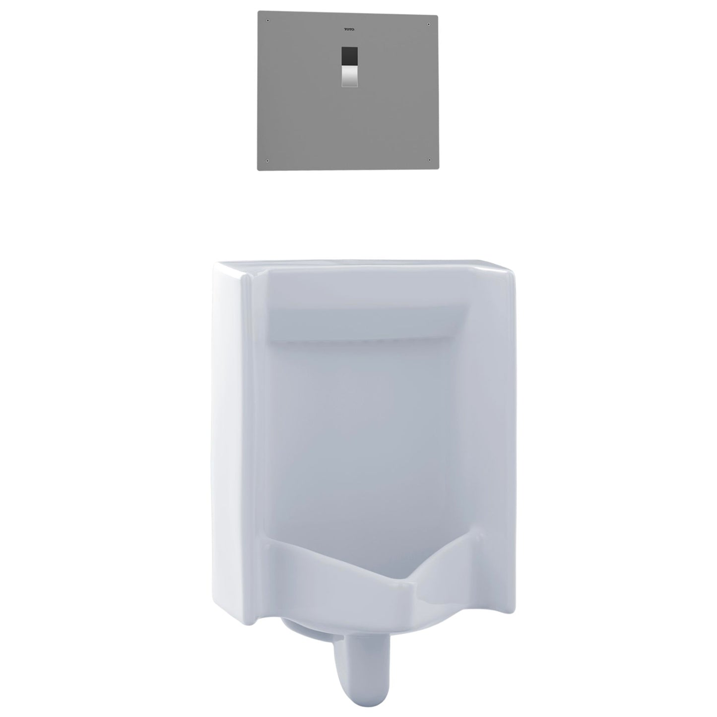 TOTO Commercial Back Spud Inlet Wall Mount High Efficiency Urinal, Less Flush Valve