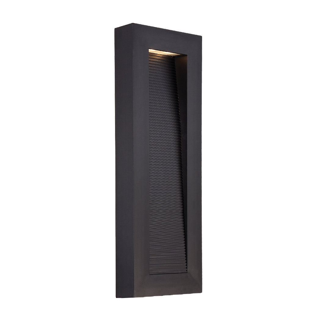 Modern Forms Urban 22" Tall LED Outdoor Wall Light, Black Finish