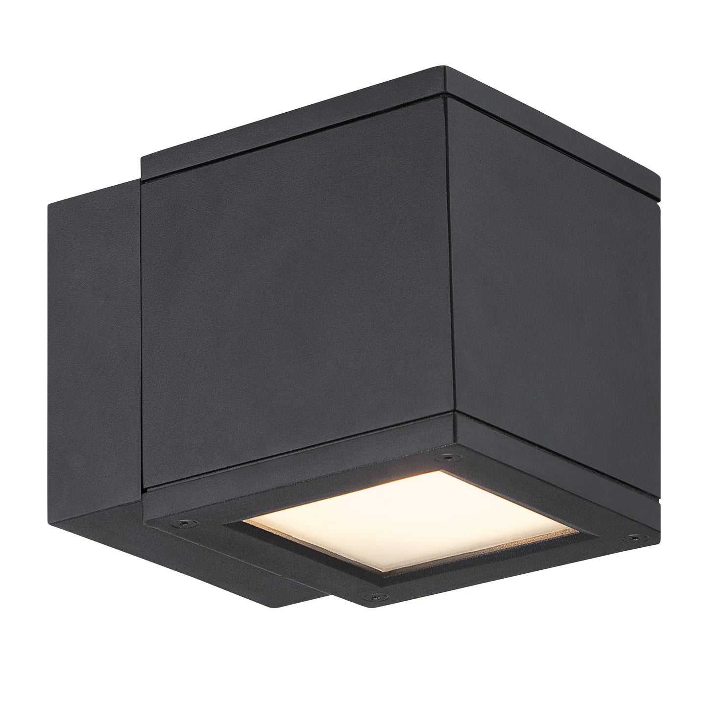 WAC Lighting Rubix Wall Sconce Light Fixture (Single Direction), Black