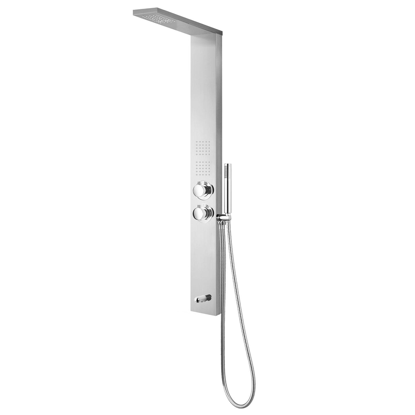 SASHA 60" Massage Jet Shower System with Handshower, Diverter, and Mixing Valve